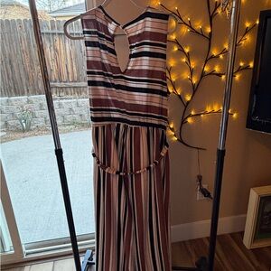 Torrid Multicolor Striped Jumpsuit